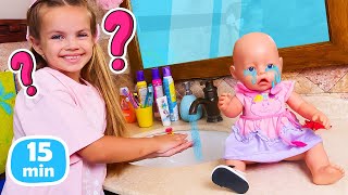 ¡Lina se quedó sin una zapatilla!