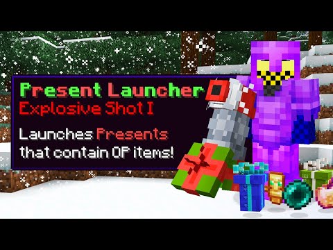 The Present Launcher is OP in Minecraft Hunger Games...