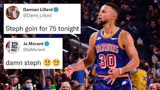 WOW❗️NBA Stars React to Steph Curry's 50-Point Game 7❗️