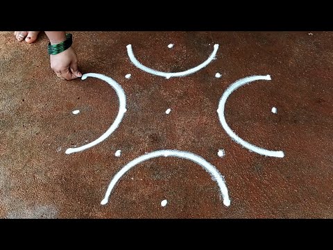 Aani madham villaku kolam🌹//5*3*3 Beautiful rangoli🌹//aadivelli special kolam🌹//creative rangoli