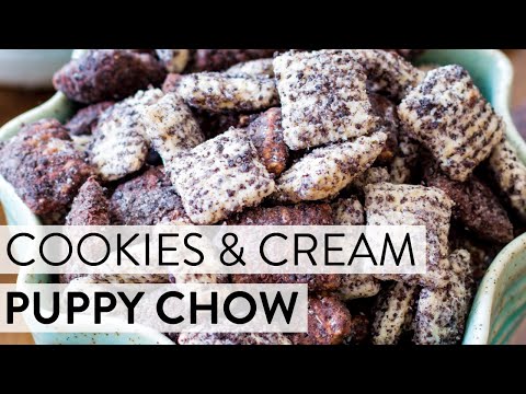 Cookies and Cream Puppy Chow | Sally's Baking Recipes