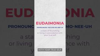 Meaning of Eudaimonia | My Word Book