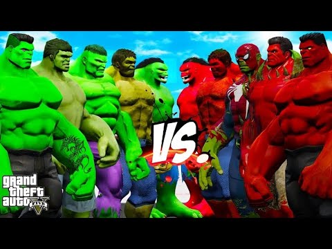 GTA 5 SUPERHEROES GAME ANIMATION COMPILATION HULK POWER