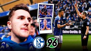 SCHALKE vs HANNOVER Stadion Vlog 🔥 Dzeko-Rot & Schiri-Pech! FRUST nach Last-Minute-Ausgleich!