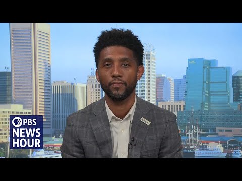 YouTube video thumbnail: Baltimore's Mayor Calls Trump's Threats to Send in Troops 'Political Theater'