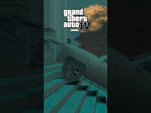 EVOLUTION of CARS on STAIRS LOGIC in GTA GAMES!🛞 @CJJBR #gta #gaming #shorts