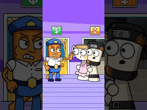 RICH or POOR! Help Cappuccina get through the rich door! | Italian Brainrot