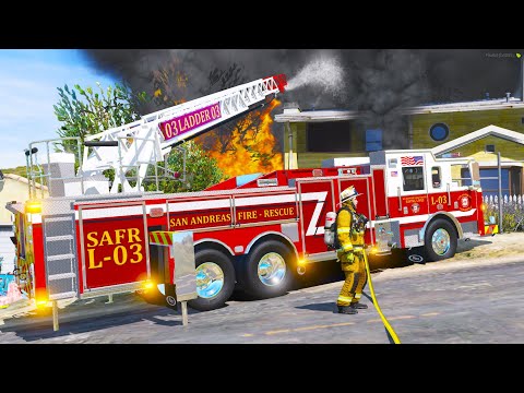 Joining the BIGGEST Fire Department in GTA 5 RP!