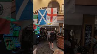 Pub reaction when England make it 1-0