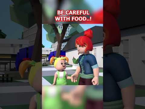 Be careful with food..! #roblox #animation