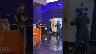 Can you sneak into a movie theatre using the world’s largest popcorn bucket?