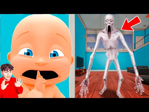 Los BEBES se quedan solos en casa con SCP-096!