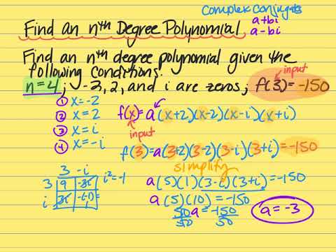 Find an nth Degree Polynomial - YouTube