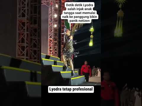 Lyodra tetap prpfesional walau sedikit lagi terjatuh#fypyoutube #videoshort #fypp #youtube