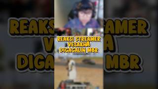 Reaksi streamer liat Vesana diemotin MBR 😜🤣 #freefire #ffesports