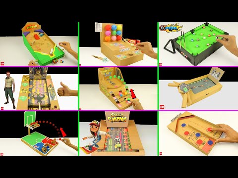 10 Amazing Cardboard Games Compilation