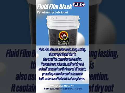 Black Fluid Film Penetrant and Lubricant