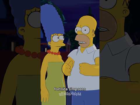 Homer Punches Jonesy ( Fortnite Simpsons Animation )