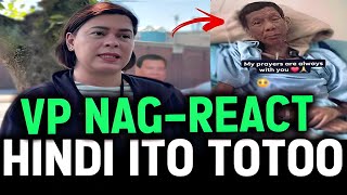 KATOTOHANAN SA LUMALABAS NA PICTURE NI FPRRD NA SOBRANG PAYAT NA SA ONLINE, SINAGOT NI VP SARA
