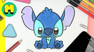 ¡Aprende a dibujar a Stitch Kawaii paso a paso!