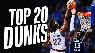 Top 20 College Dunks More BRUTAL Than NBA Dunks 😳