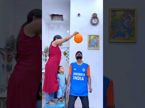 Devanshi ne balloon challenge game khela😲❤️#shorts #ytshorts #foryou #balloon #trending #viralvideo