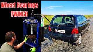 HOW TO FIX Front And Rear Wheel Bearings On A TWINGO MK1 !