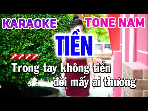 Karaoke TIỀN – Tone Nam (Ngọc Sơn) | Tú Anh Nhạc Sống