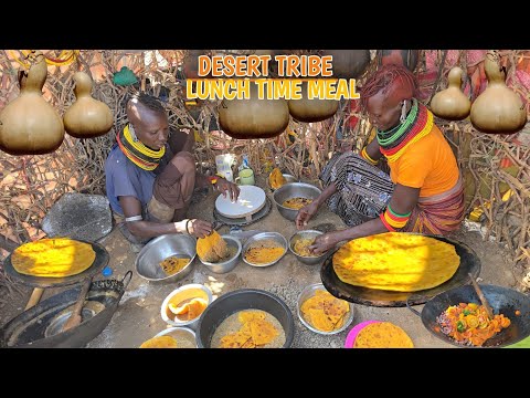 Cooking African Traditional  Food For Lunch With Turkana Tribe Desert Women || African Village Life