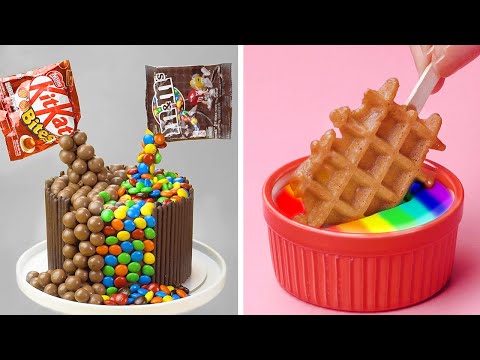 How To Make Chocolate Cake For Party | KITKAT - M&M Chocolate Cakes Are Very Creative And Tasty