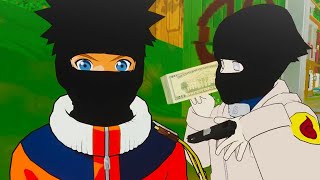 Naruto & Hinata Rob A Bank.