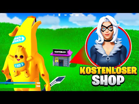 Ich eröffne "24 STUNDEN" einen KOSTENLOSEN Fortnite Shop! 😱