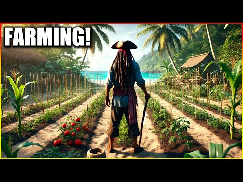 Finally Farming in This NEW Pirate Survival Game - Crosswind Gameplay [E12]