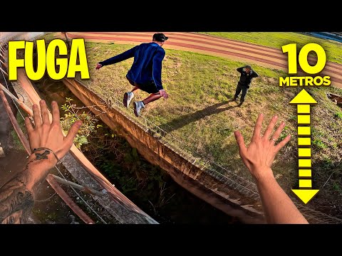 TIVEMOS QUE DAR UMA FUGA ALUCINANTE DO ESTÁDIO ABANDONADO…