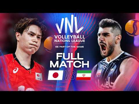 The BEST Volleyball from Japan! 🇯🇵 - Japan  vs. Iran | VNL 2024 - Full Match | Week 2