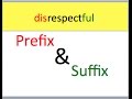 Exploring Prefixes and Suffixes in English