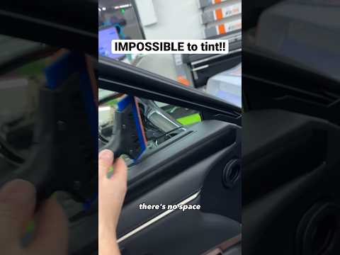 IMPOSSIBLE to tint!!! #car #lexus #tint #diy