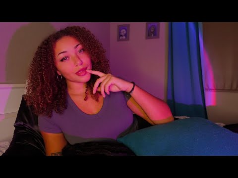 Soft ASMR In Bed! ⋆౨ৎ˚⟡˖ ࣪  Tickles, Face Touching, Close Whisper, “Come Closer”☁️💜