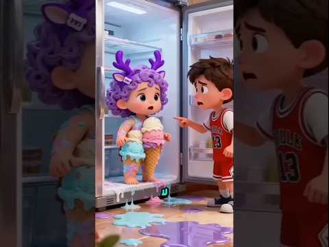 لا تأكل ايسكريم مرميا على الطريق! 🍦🤯😱#النظافه