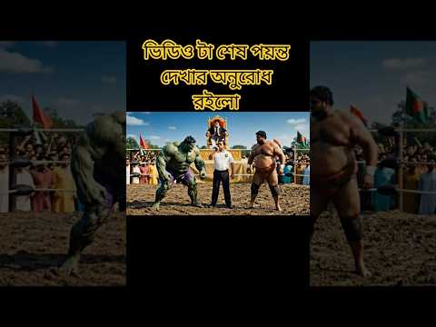 হাল্ক বনাম জমিদার! গ্রাম কাঁপিয়ে দিলো কুস্তি যুদ্ধ 😱#hulk #palawan #youtubeshorts