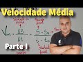 Cálculo da Velocidade Média