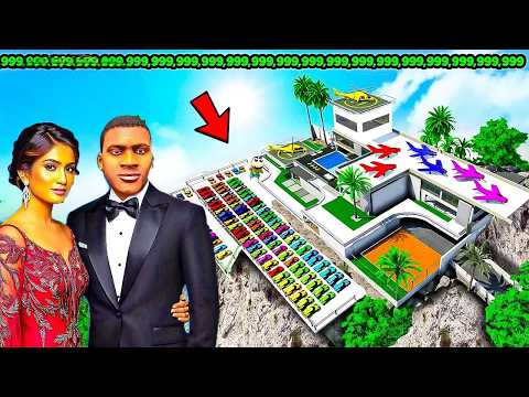 GTA 5 : Franklin Touch Anything Turns Into GOLD in GTA5 in Telugu