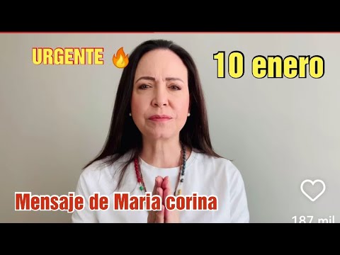 Maria corina se Dirige al país y explica lo que paso con ella y lo que hará por Venezuela