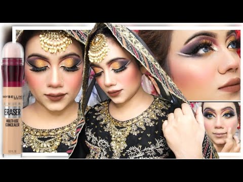 मेकअप धुलोगे तभी हटेगा | Long Lasting SWEAT PROOF MAKEUP | Cut Crease Eye Double Wing Tutorial