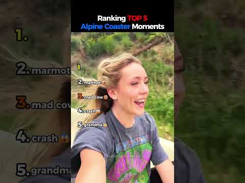 Ranking TOP 5 Alpine Coaster Moments 🤯😂⛰️