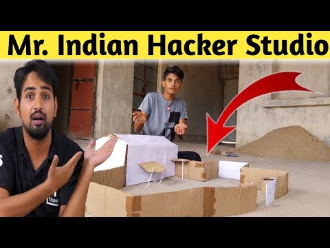 @MRINDIANHACKER KA STUDIO BANAYA 😱 new Studio Mr Indian Hacker || Mini Studio