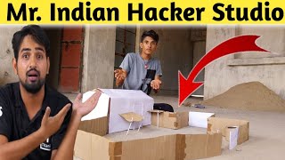 @MRINDIANHACKER KA STUDIO BANAYA 😱 new Studio Mr Indian Hacker || Mini Studio