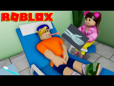 Ellie and Jimmy Play Sick Day at Roblox Hospital! | Ellie Sparkles Show