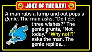 🤣 BEST JOKE OF THE DAY! - Genie logic meets marriage logic—guess who wins.... | Funny Dad Jokes