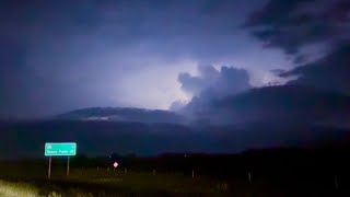 The most insane strobe lightning I have ever seen! What does this mean!?